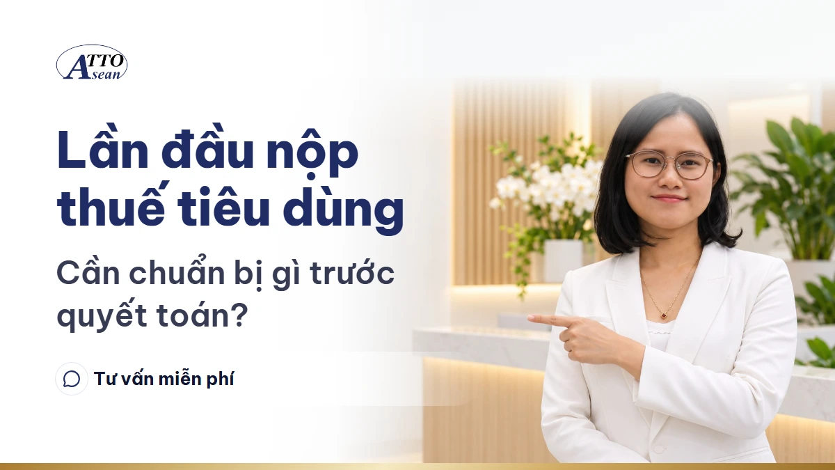 Lần đầu nộp thuế tiêu dùng — cần chuẩn bị gì trước quyết toán?