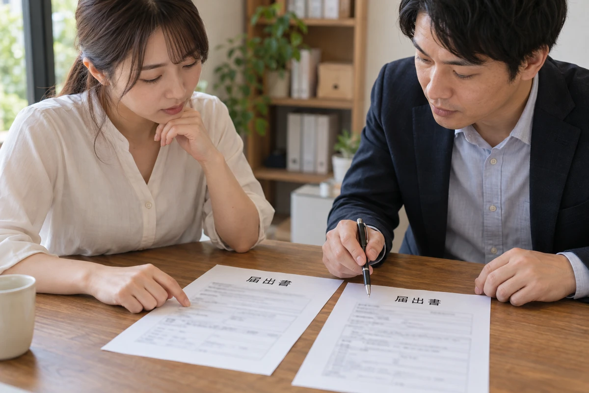 Chủ doanh nghiệp trao đổi hồ sơ với một người hỗ trợ chuyên môn trước khi thay đổi lương người quản lý.