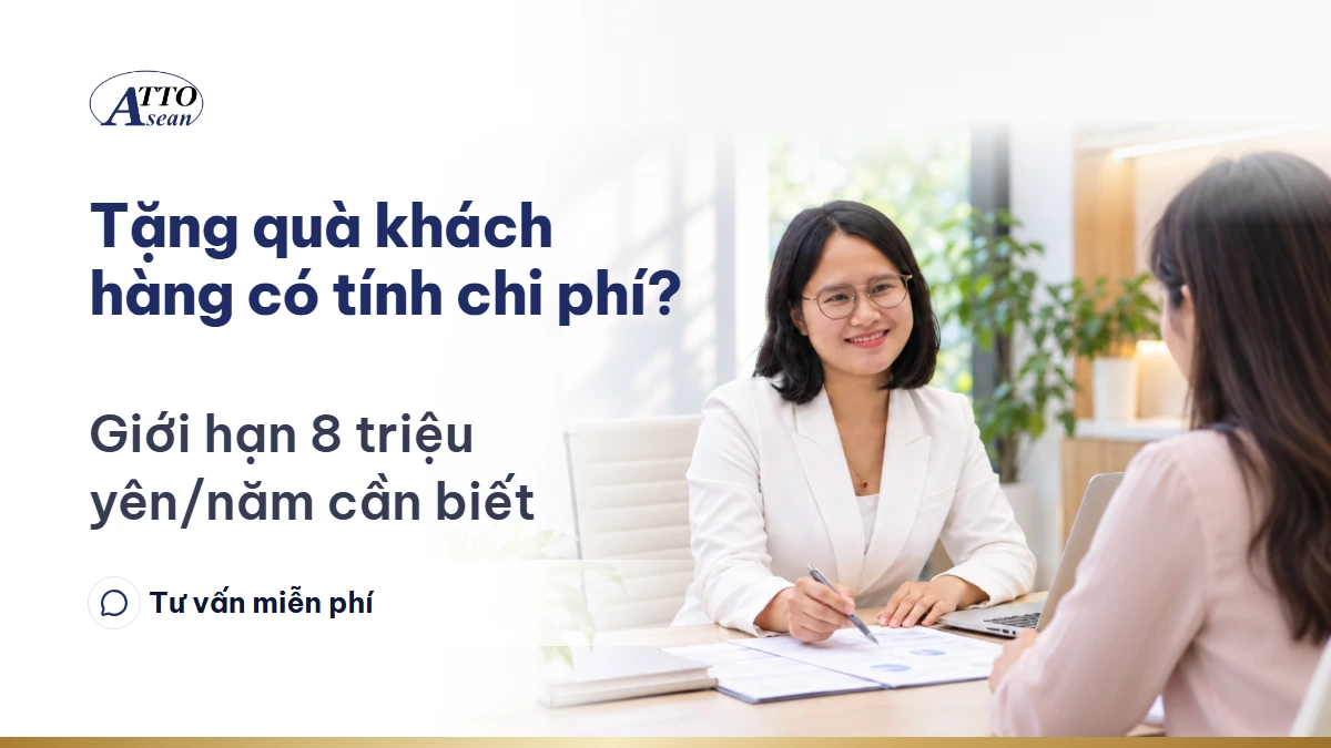 Tặng quà cho khách hàng, đối tác tại Nhật có được tính vào chi phí doanh nghiệp không?