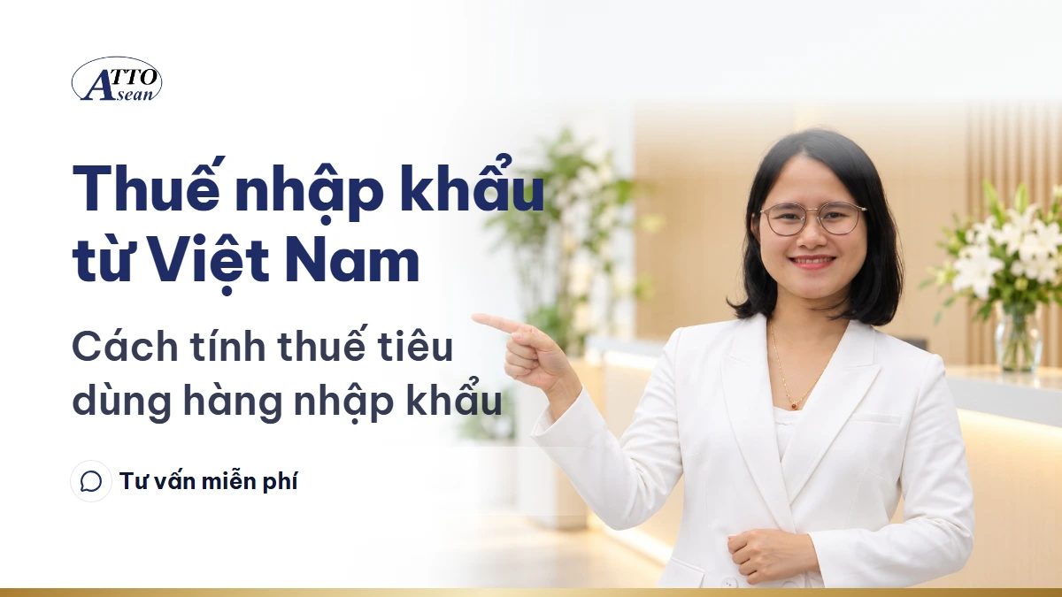 Thuế nhập khẩu từ Việt Nam — cách tính thuế tiêu dùng hàng nhập khẩu